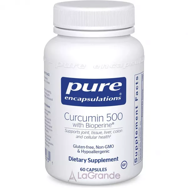 Pure Encapsulations Curcumin 500 with Bioperine ����������� ������� 