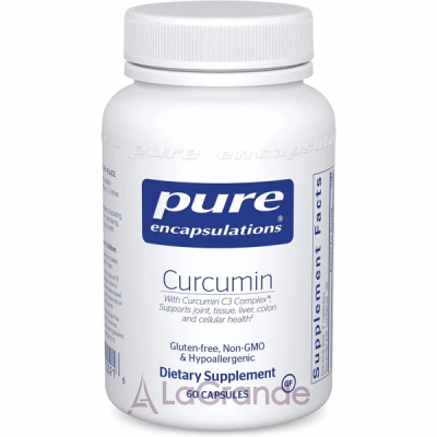 Curcumin, Pure Encapsulations, 250 mg, 60 caps   