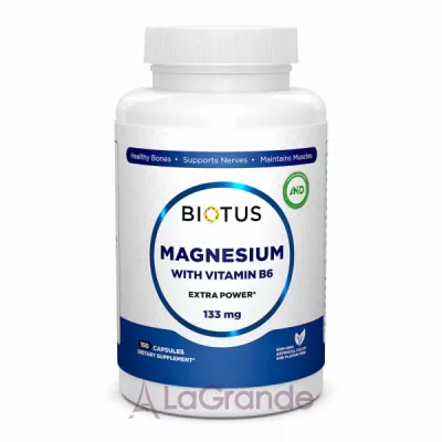 Biotus Magnesium with Vitamin B6 Extra Power 133 mg   