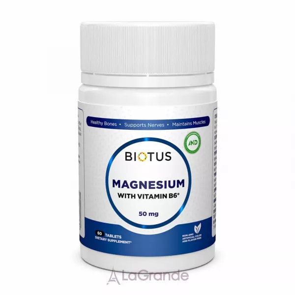 Biotus Magnesium with Vitamin B6 50 mg ĳ������ ������� 