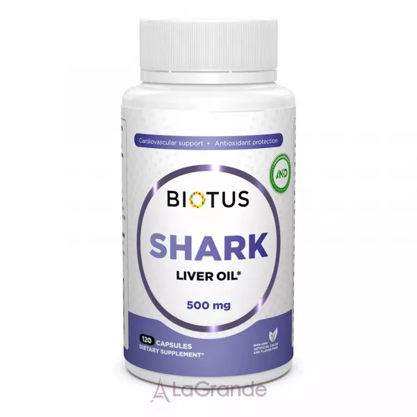 Biotus Shark Liver Oil 500 mg ���'���� ��� � ������� �����, 500 ��