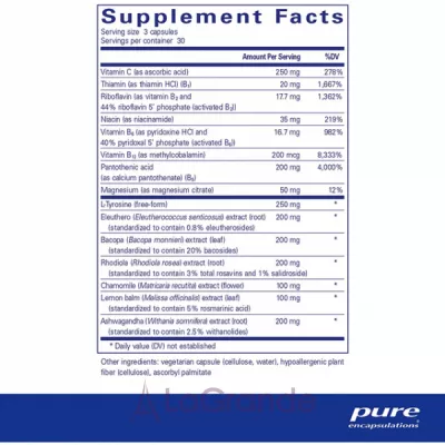 Daily Stress Formula, Pure Encapsulations, 90 caps  