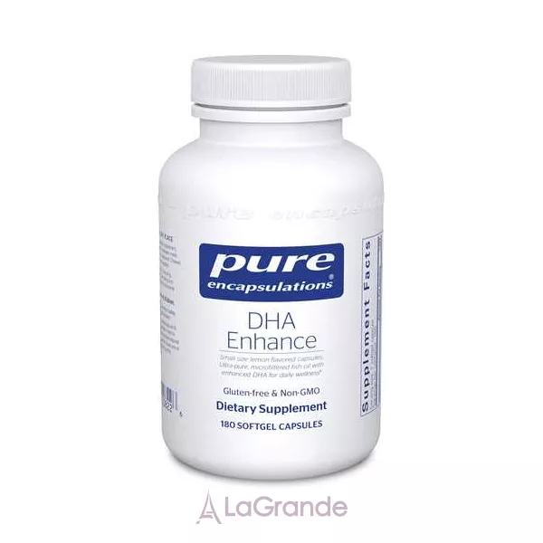Pure Encapsulations DHA Enhance For Children Chewable Lemon ��������������� ������� (���) ��������
