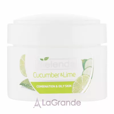 Bielenda Bouquet Nature Cucumber & Lime Moisturizing Mattifying Cream      