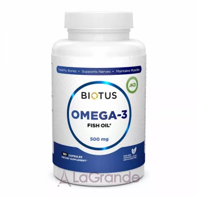 Biotus Omega 3 Fish Oil 500 mg -3 '  500 