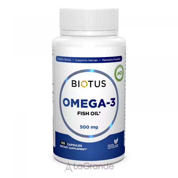 Biotus Omega 3 Fish Oil 500 mg �����-3 ���'���� ��� 500 ��