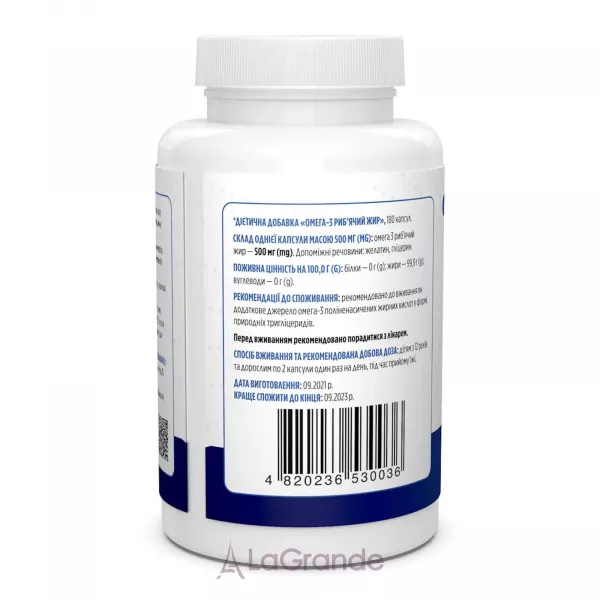 Biotus Omega 3 Fish Oil 500 mg �����-3 ���'���� ��� 500 ��