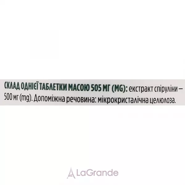 Biotus Spirulina 500 mg ĳ������ ������� 