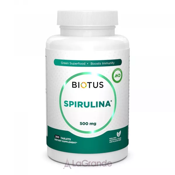 Biotus Spirulina 500 mg ĳ������ ������� 