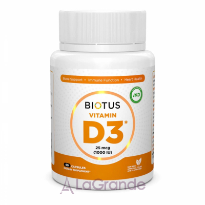 Biotus Vitamin D3 1000 IU ĳ  