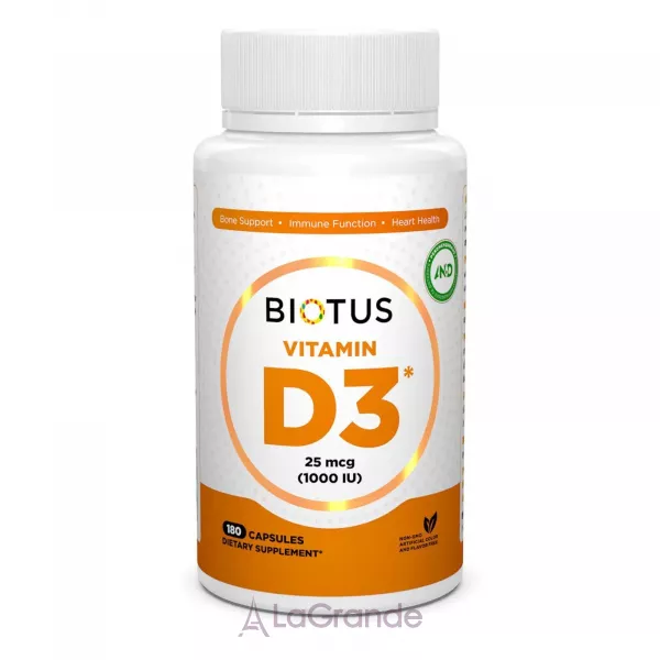 Biotus Vitamin D3 1000 IU ĳ������ ������� 