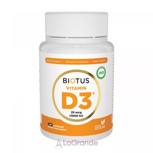 Biotus Vitamin D3 1000 IU ĳ������ ������� 