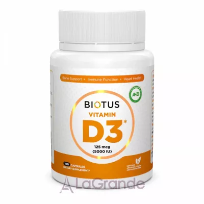 Biotus Vitamin D3 5000 IU   