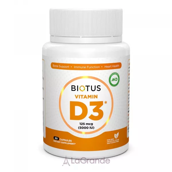 Biotus Vitamin D3 5000 IU ĳ������ ������� 