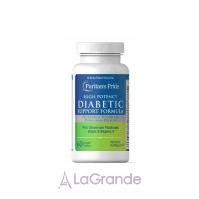 Diabetic Support Formula, 60 Caplets  ,      