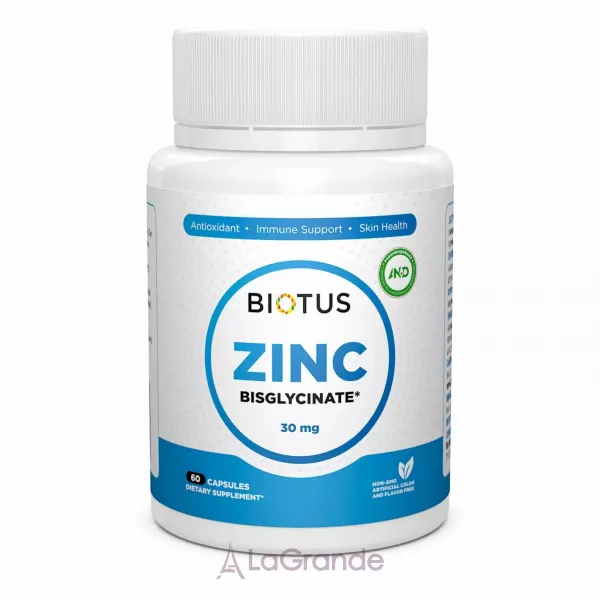 Biotus Zinc Bisglycinate 30 mg ĳ������ ������� 