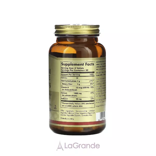 Solgar Calcium Citrate with Vitamin D3 ������ ������� � ������� �3