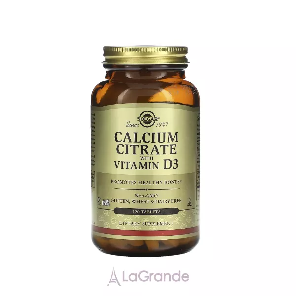 Solgar Calcium Citrate with Vitamin D3 ������ ������� � ������� �3
