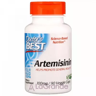 Doctor's Best, Artemisinin, 100 mg, 90 Veggie Caps  (Artemisinin) 100  90 