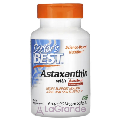 Doctor's Best Astaxanthin 6 mg 90        