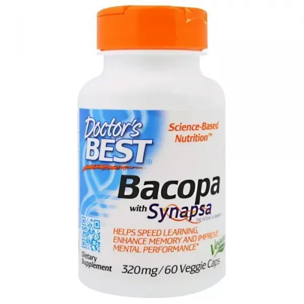 Doctor's Best Bacopa With Synapsa, 320 �� ������ � ���������� Synapsa ��� �����, ������������ ������, ��������