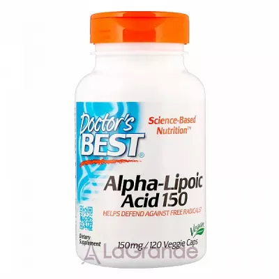 Doctor's Best, Best Alpha Lipoic Acid, 150 mg, 120 Capsules -  150 