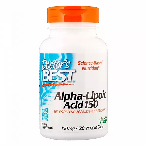 Doctor's Best Alpha Lipoic Acid, 150 mg �����-�������� ������� 150 �� ������������� ������������
