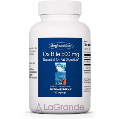 Allergy Research Group Ox Bile 500 mg    (    )