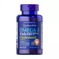 Puritan's Pride Omega-3 Fish Oil 1000 mg Plus Cholesterol Support � �����-3 ���� ��������� ������ �����������
