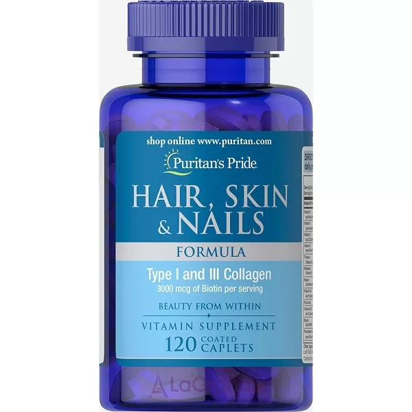 Puritan's Pride Hair, Skin & Nails Type 1 and 3 Collagen �������� ������� ��� �������, ���� �� �����