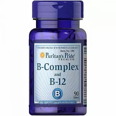 Puritan's Pride Premium B-Complex With B-12     + -12