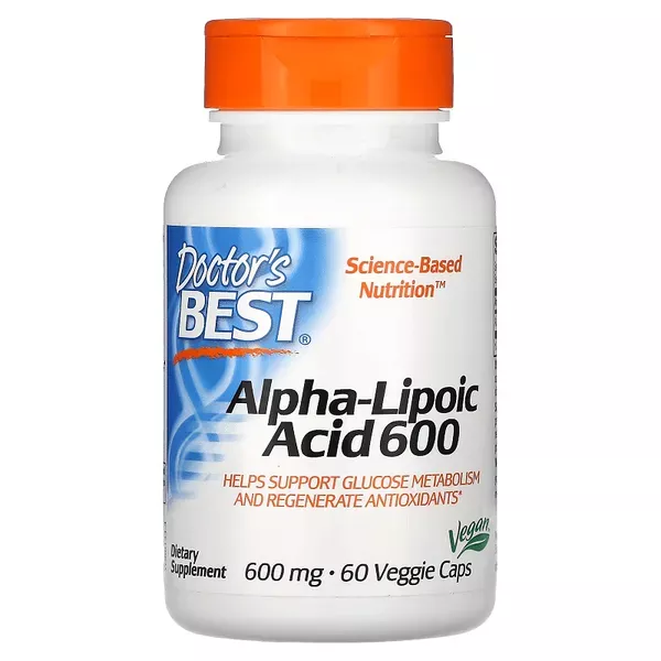 Doctor's Best Alpha-Lipoic Acid, 600 mg �����-�������� ������� 600 �� ������������