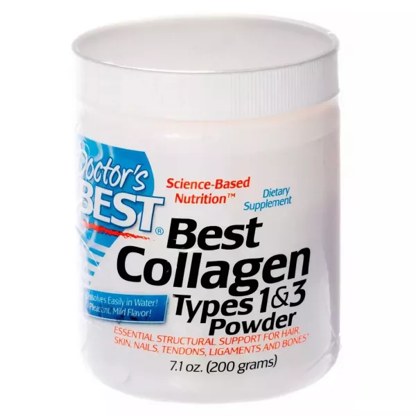 Doctor's Best Collagen Types 1 & 3 Powder �������� ���� 1 � 3 � ������� ��� �������� ����, �����, ������, �������� � ������