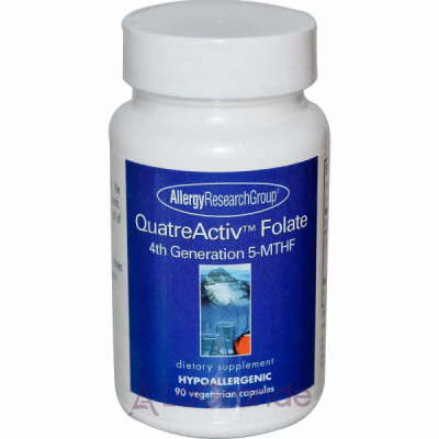 Allergy Research Group QuatreActiv Folate 4th Generation 5-MTHF 볺  4 