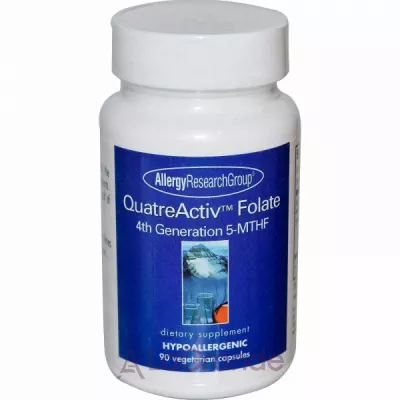 Allergy Research Group QuatreActiv Folate 4th Generation 5-MTHF   4 