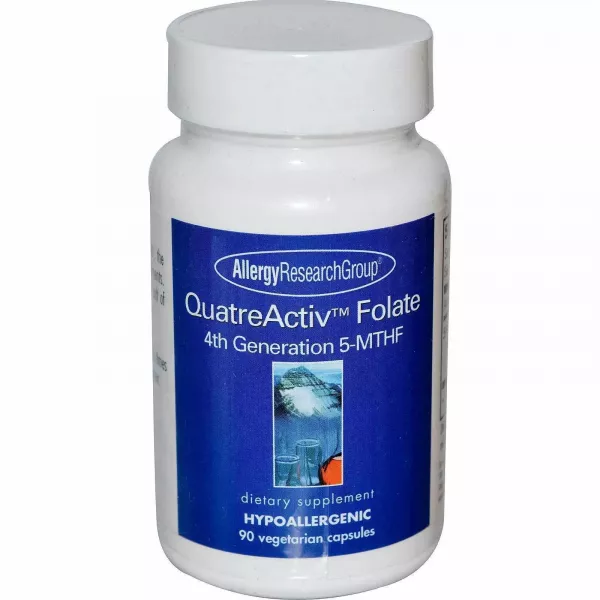 Allergy Research Group QuatreActiv Folate 4th Generation 5-MTHF ��볺�� ������� 4 ��������