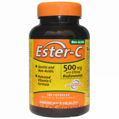 American Health Ester-C with Citrus Bioflavonoids 500 mg     500 