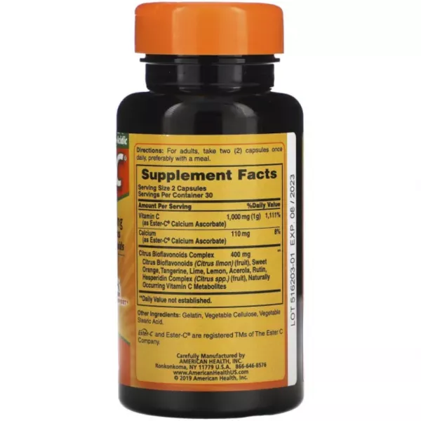 American Health Ester-C with Citrus Bioflavonoids 500 mg ����� � � ��������������� 500 ��