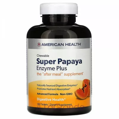 American Health Super Papaya Enzyme Plus   