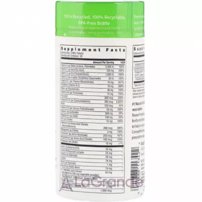 Rainbow Light 50+ Mini-Tablets Multivitamin  50+