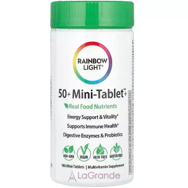 Rainbow Light 50+ Mini-Tablets Multivitamin �������������� 50+