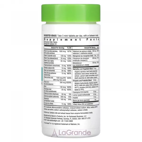 Rainbow Light 50+ Mini-Tablets Multivitamin �������������� 50+