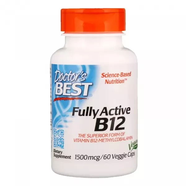 Doctor's Best Fully Active B12 1500 mcg ������� �12 �������������� ��� �������� ��������- ����������, ������� ������, ������� ���