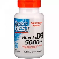 Doctor's Best Vitamin D3 5000 IU ������� D3 5000 ��