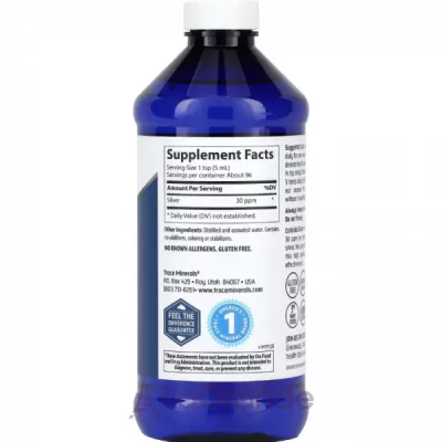 Trace Minerals Research Colloidal Silver 30 ppm   30 ppm