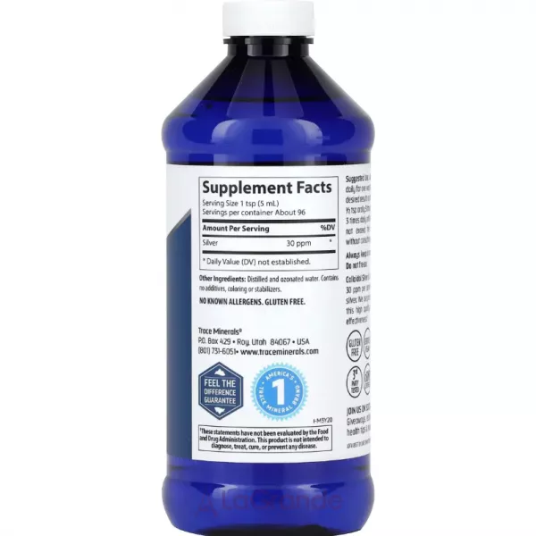 Trace Minerals Research Colloidal Silver 30 ppm ������� ����� 30 ppm