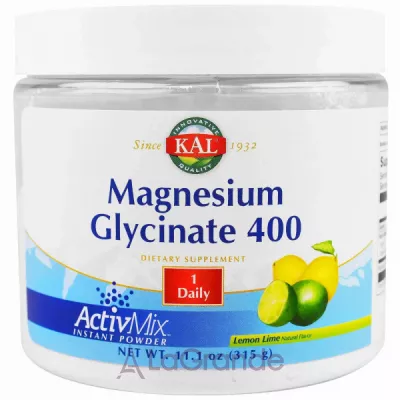 Kal Magnesium Glycinate 400 mg   400      