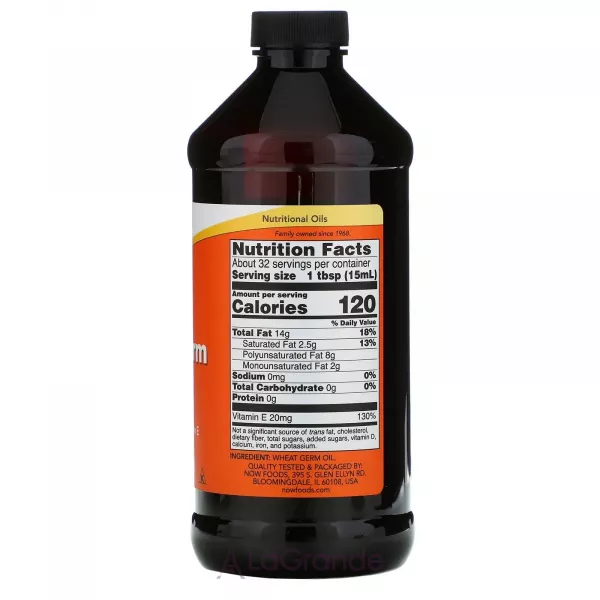 Now Foods Wheat Germ Oil ��� �������� �������
