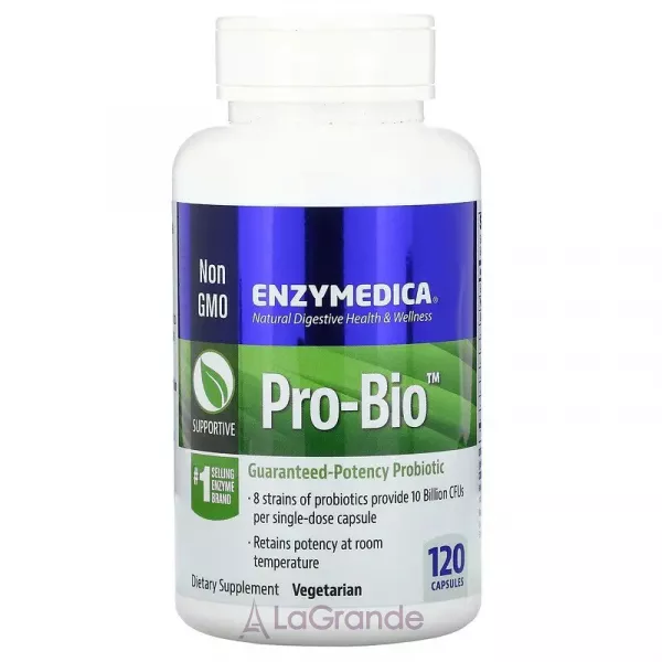 Enzymedica Pro-Bio Guaranteed Potency Probiotic �������� ��� �������� ������� ������� ��������� �� �������� ���������