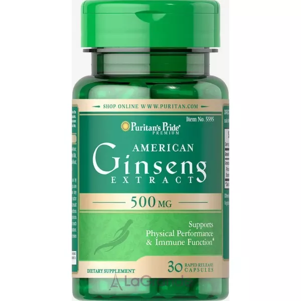 Puritan's Pride American Ginseng 500 mg �������� ������������ 500 ��